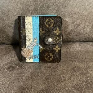 Vintage Louis Vuitton special edition compact wallet